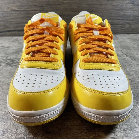 Nike Terminator Low Basic White Yellow 2009 Rare 336610-113 Men’s 9.5 - Picture 4 of 7